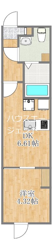 ヴランドール葛西 306号室 間取り
