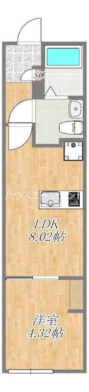 ヴランドール葛西 302号室 間取り