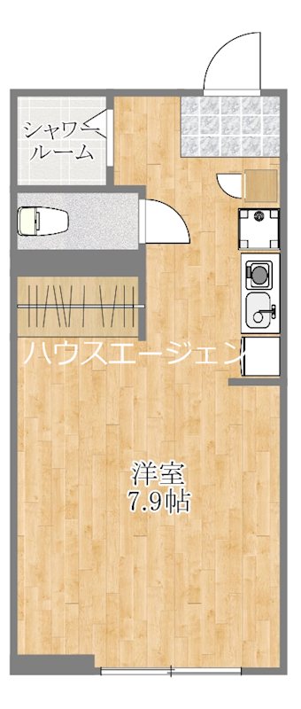 メルディア葛西 302号室 間取り