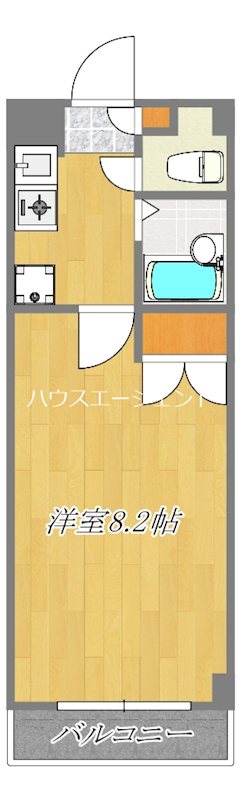 5・マルゴ 409号室 間取り