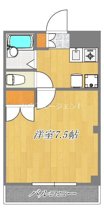 5・マルゴ 202号室 間取り