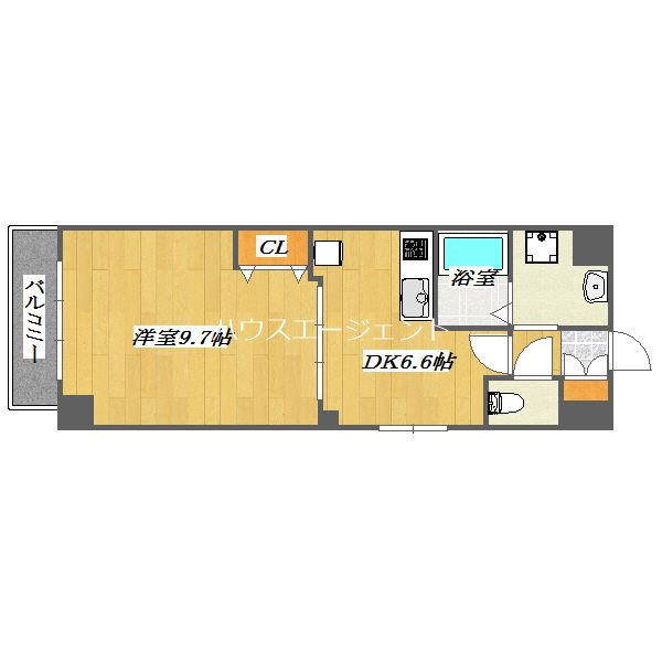 ＭＫＴ葛西 606号室 間取り