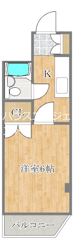 フォレストハウス西葛西 202号室 間取り