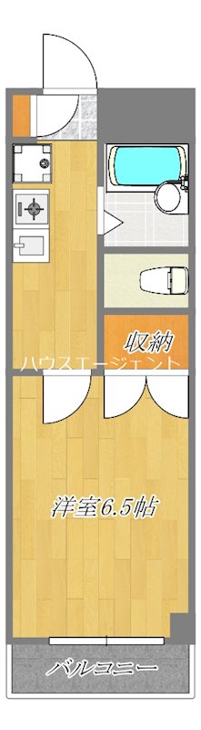アサヒハイツ中葛西 302号室 間取り