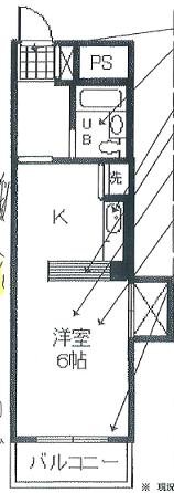 第３頼長ビル 701号室 間取り