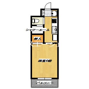 第８頼長ビル 501号室 間取り