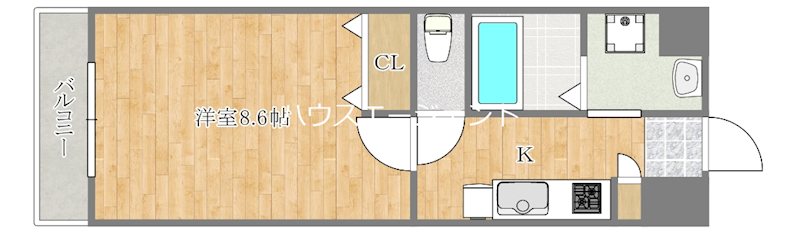 ＭＫＴ葛西 402号室 間取り