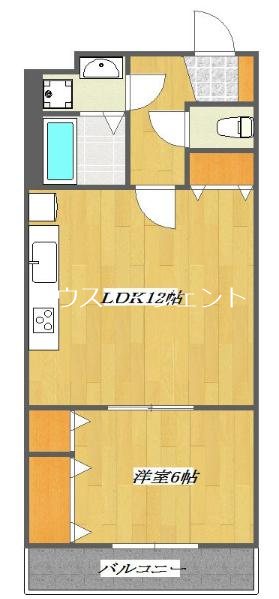 KDXレジデンス葛西 602号室 間取り