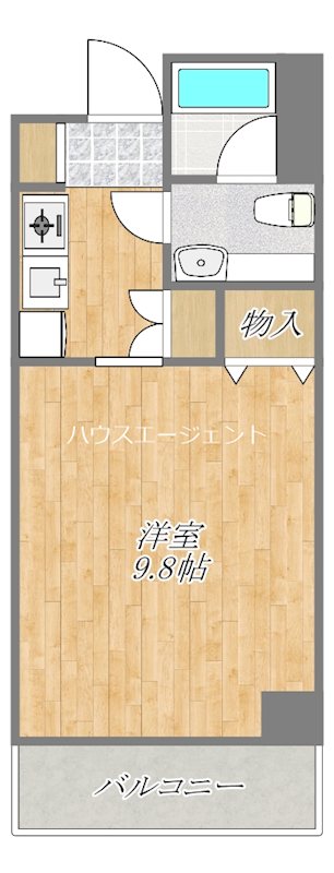 コウセツビル 206号室 間取り