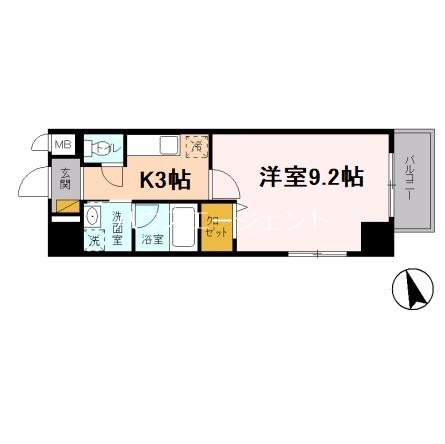 ソシア西葛西 1001号室 間取り