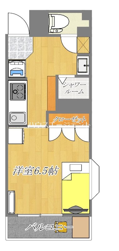 ペスパル南葛西 401号室 間取り