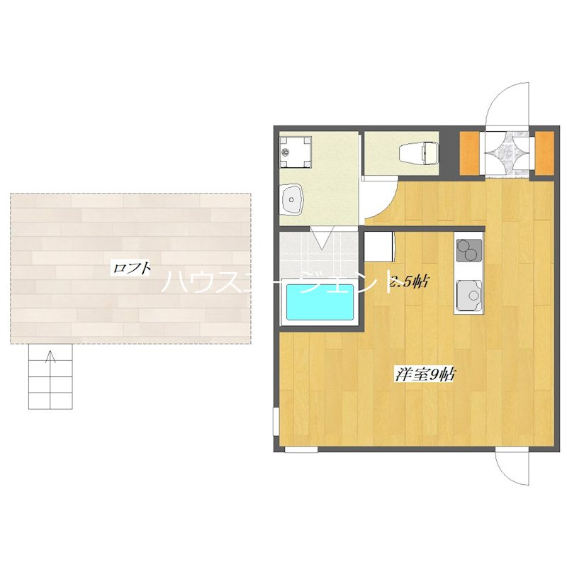 Maison de Beaut 104号室 間取り