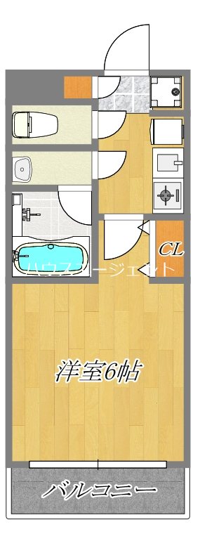 フリーデン 305号室 間取り