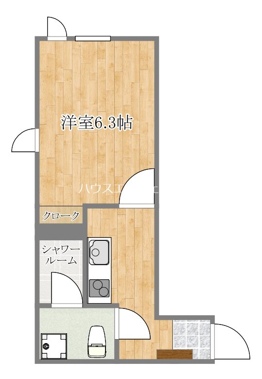 Lignum葛西（リグナムカサイ） 203号室 間取り