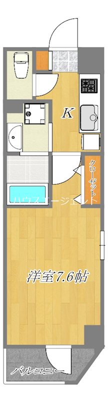コンフォルト葛西 504号室 間取り