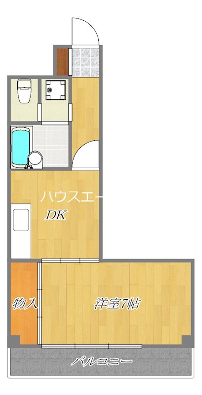 第2エームマンション 701号室 間取り