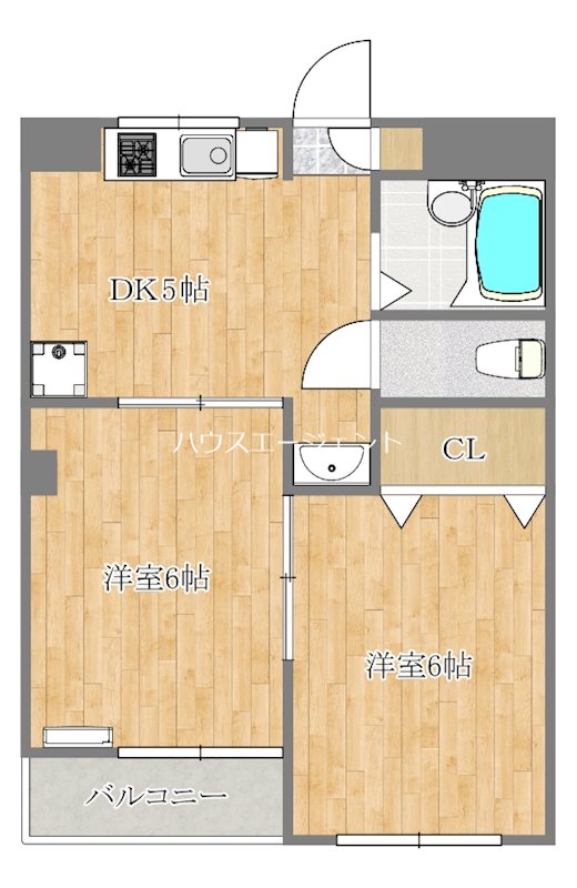 ラグジュアリーサンレイク 302ｔ号室 間取り