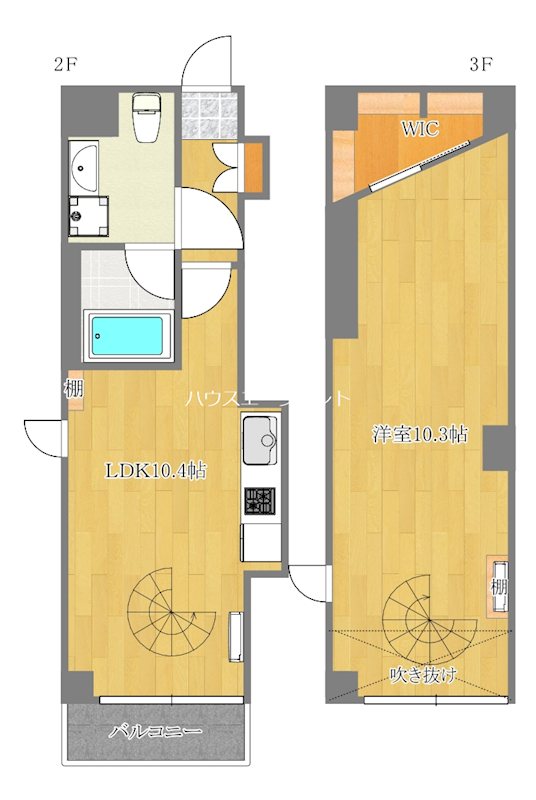 オルハレⅠ 間取り図