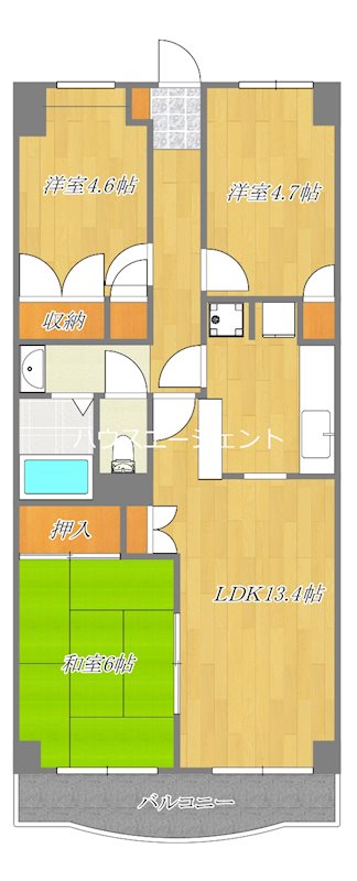 ペルシェール西葛西 間取り図