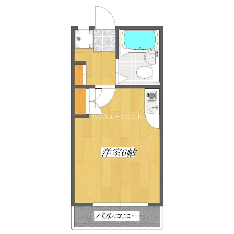 コーポエトランゼⅡ 間取り図