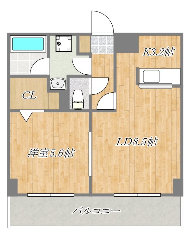 アネシス西葛西 203号室 間取り