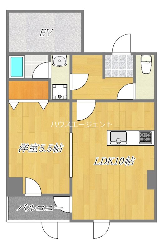COCOハウス西葛西 804号室 間取り