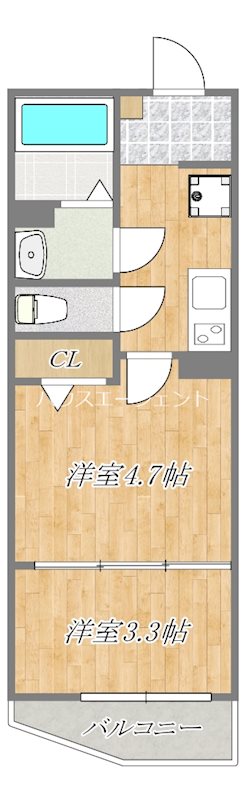 アルティザ葛西 507号室 間取り