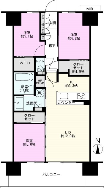 メイツ西白井 間取り