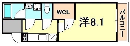 フジパレス上筒井通 間取り