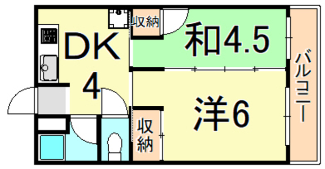 兵庫県尼崎市武庫之荘西２丁目 間取り