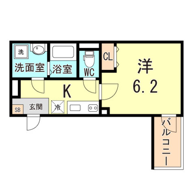 ALEGRIA尼崎西 間取り