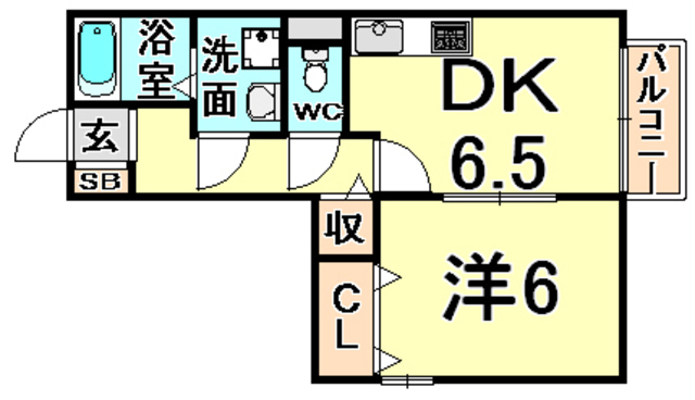 グレイス尼崎 A棟 間取り
