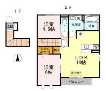 カサヴェール B棟 間取り