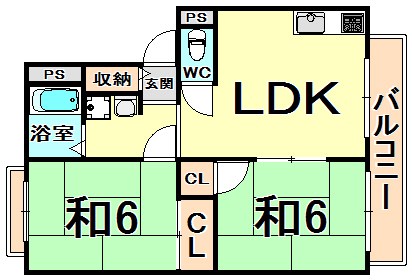 エクセル武庫川2 間取り