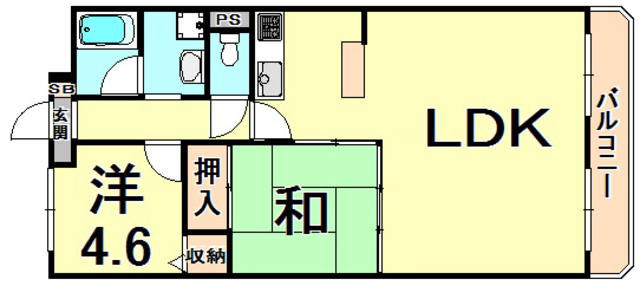 エムグランツ壱番館 間取り