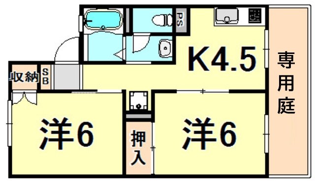 セジュールラフォレ 間取り