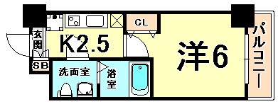 アリビオ立花1 間取り