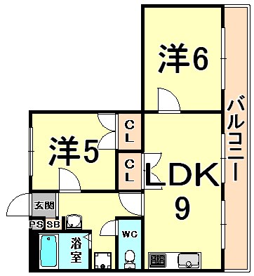 ラピース栗山 間取り