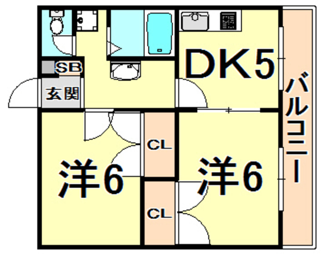 ラピース栗山 間取り