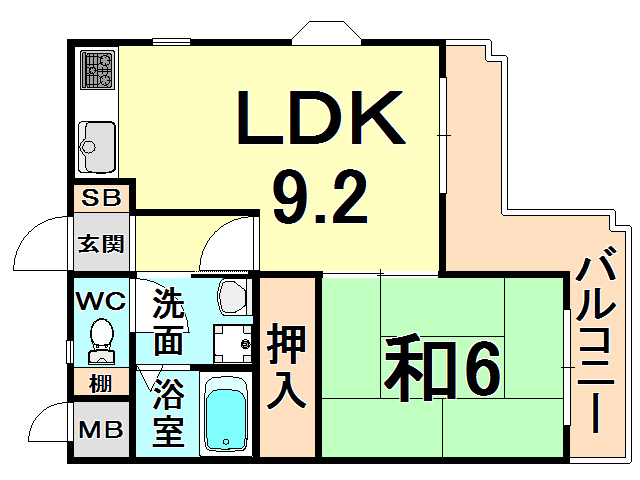 インペリアル塚口 間取り