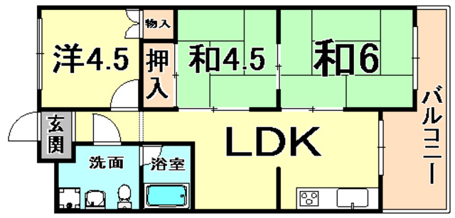 ハイツホリウチ 間取り