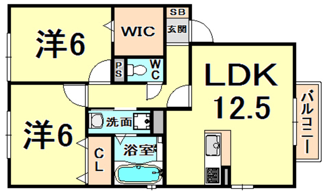 兵庫県伊丹市森本２丁目 間取り