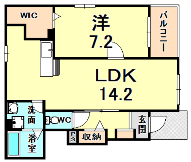クリスタル フェンテ 1 間取り