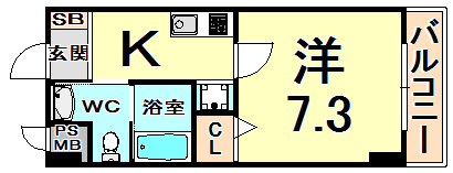 ハッピー新伊丹2 間取り