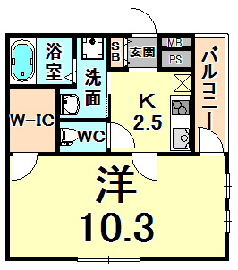 フジパレス立花町2番館 間取り