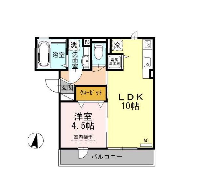 フラット松原 間取り