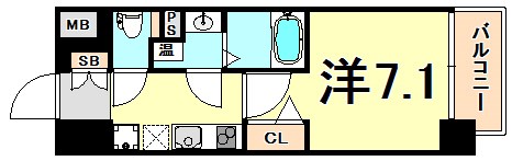 ファーストフィオーレ三宮イースト 間取り