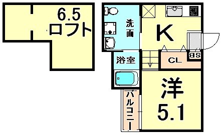 エール東難波 間取り