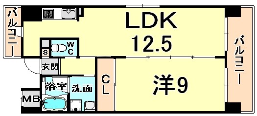 アーバネックス尼崎東難波 間取り