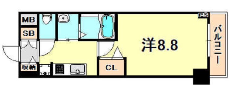 MJC神戸ハーバーウエスト 間取り